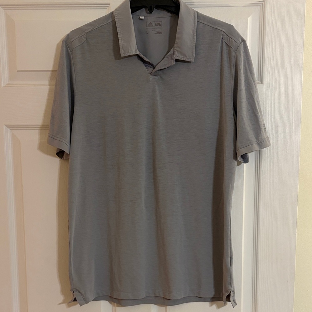 adidas Light Gray Polo Shirt